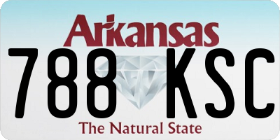 AR license plate 788KSC