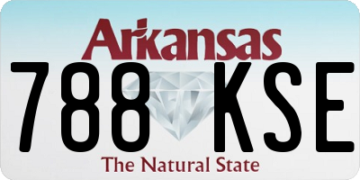 AR license plate 788KSE