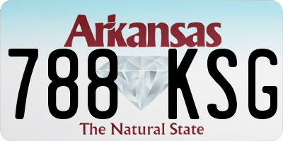 AR license plate 788KSG
