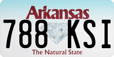 AR license plate 788KSI