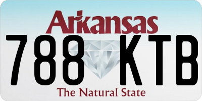 AR license plate 788KTB