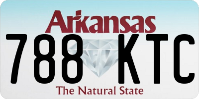 AR license plate 788KTC