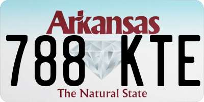 AR license plate 788KTE