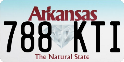 AR license plate 788KTI