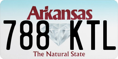 AR license plate 788KTL