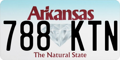 AR license plate 788KTN