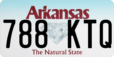 AR license plate 788KTQ