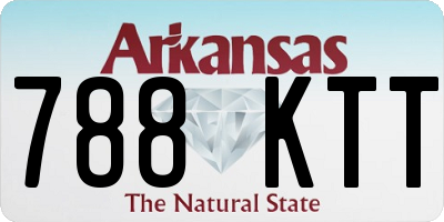 AR license plate 788KTT