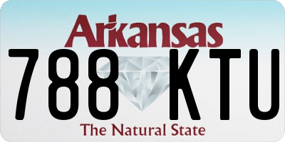 AR license plate 788KTU