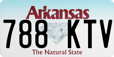 AR license plate 788KTV