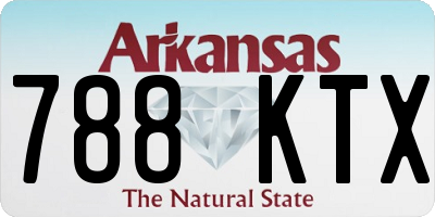 AR license plate 788KTX