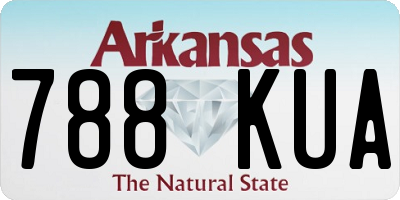 AR license plate 788KUA