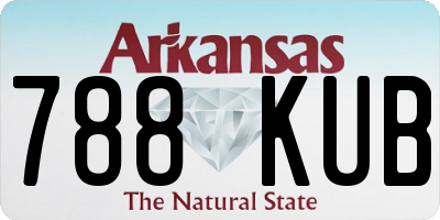 AR license plate 788KUB