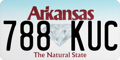 AR license plate 788KUC