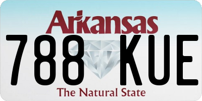 AR license plate 788KUE