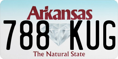 AR license plate 788KUG