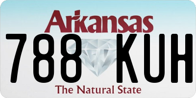 AR license plate 788KUH