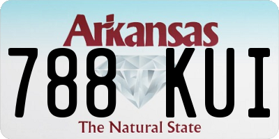 AR license plate 788KUI