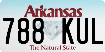 AR license plate 788KUL