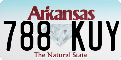 AR license plate 788KUY