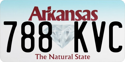 AR license plate 788KVC