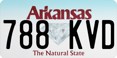 AR license plate 788KVD