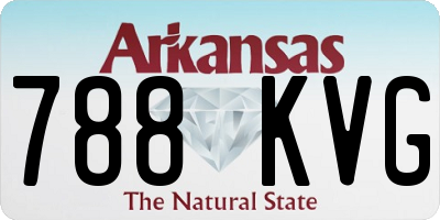AR license plate 788KVG