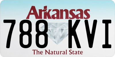 AR license plate 788KVI