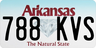 AR license plate 788KVS