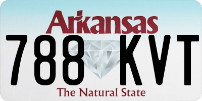 AR license plate 788KVT