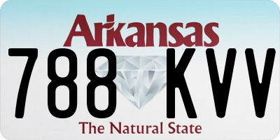AR license plate 788KVV