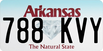 AR license plate 788KVY