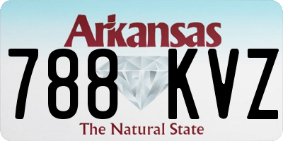 AR license plate 788KVZ