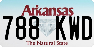 AR license plate 788KWD
