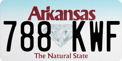 AR license plate 788KWF