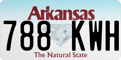 AR license plate 788KWH