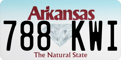 AR license plate 788KWI