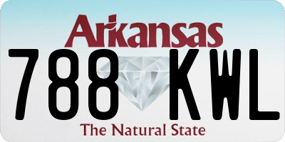 AR license plate 788KWL