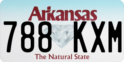 AR license plate 788KXM