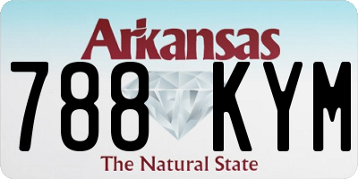 AR license plate 788KYM