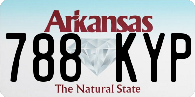 AR license plate 788KYP
