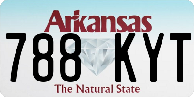 AR license plate 788KYT