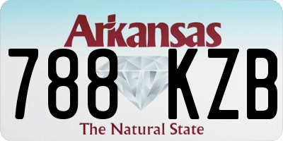 AR license plate 788KZB