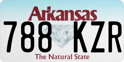 AR license plate 788KZR