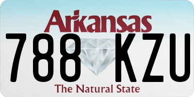 AR license plate 788KZU