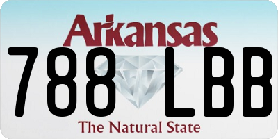 AR license plate 788LBB