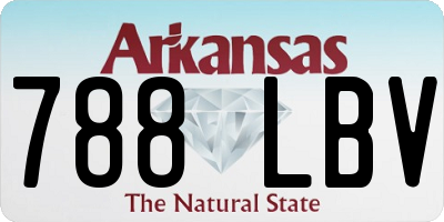 AR license plate 788LBV