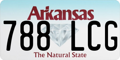 AR license plate 788LCG