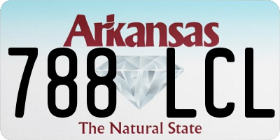 AR license plate 788LCL