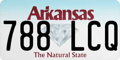 AR license plate 788LCQ
